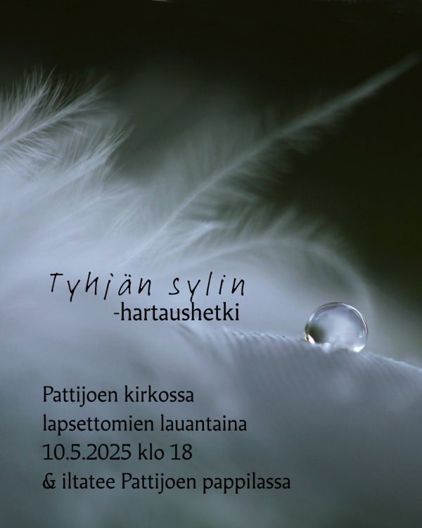 Tyhjän sylin hartaushetki Mainos tilaisuudesta