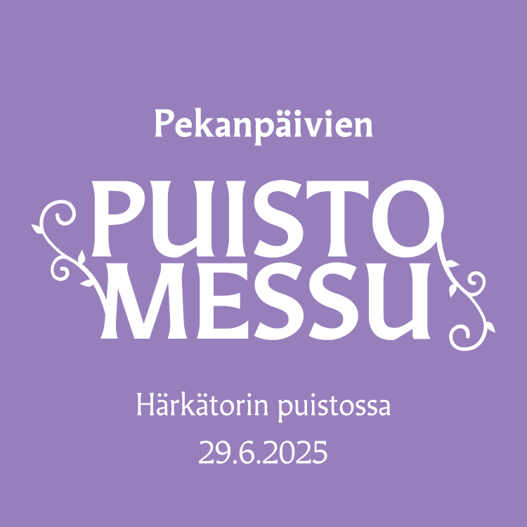 Pekanpäivien puistomessu Härkätorin puistossa klo 11 Pekanpäivien puistomessu