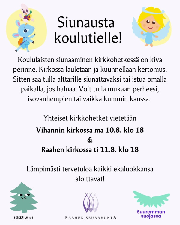 Kouluunsiunaaminen info